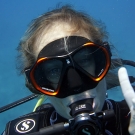 Grace Frank during a survey dive.