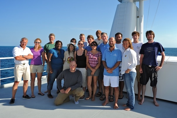 The Cay Sal Bank Expedition Team - First Leg Marine Scientists