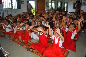 Government Primary School (GPS) Koulo engaged in Coral Reef Education program.