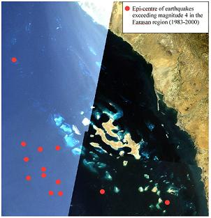 farasan earthquakes