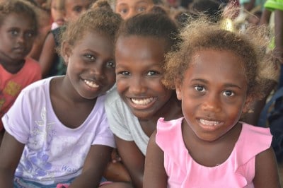 Solomon Islands Elementary Students