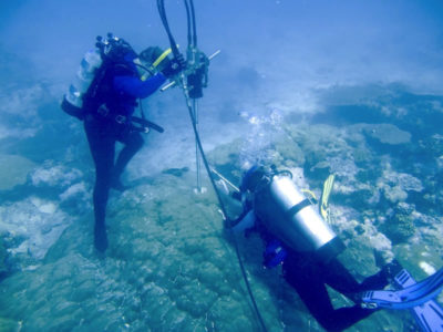 Coral Coring at Danger Island