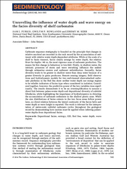 Unravelling the influence of water depth and wave energy on the facies diversity of shelf carbonates