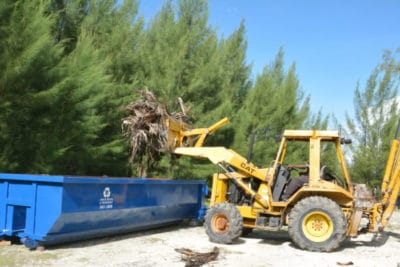 Just some of the 144 million pounds of trash removed from the ocean and waterways.