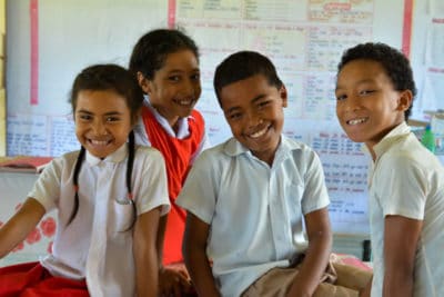 Tongan school students ready to learn