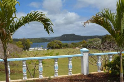 View from Tonga school classroom