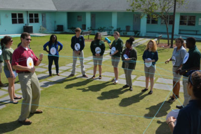 Our class building a mangrove food web