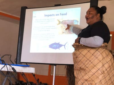 VEPA presentation in Tonga